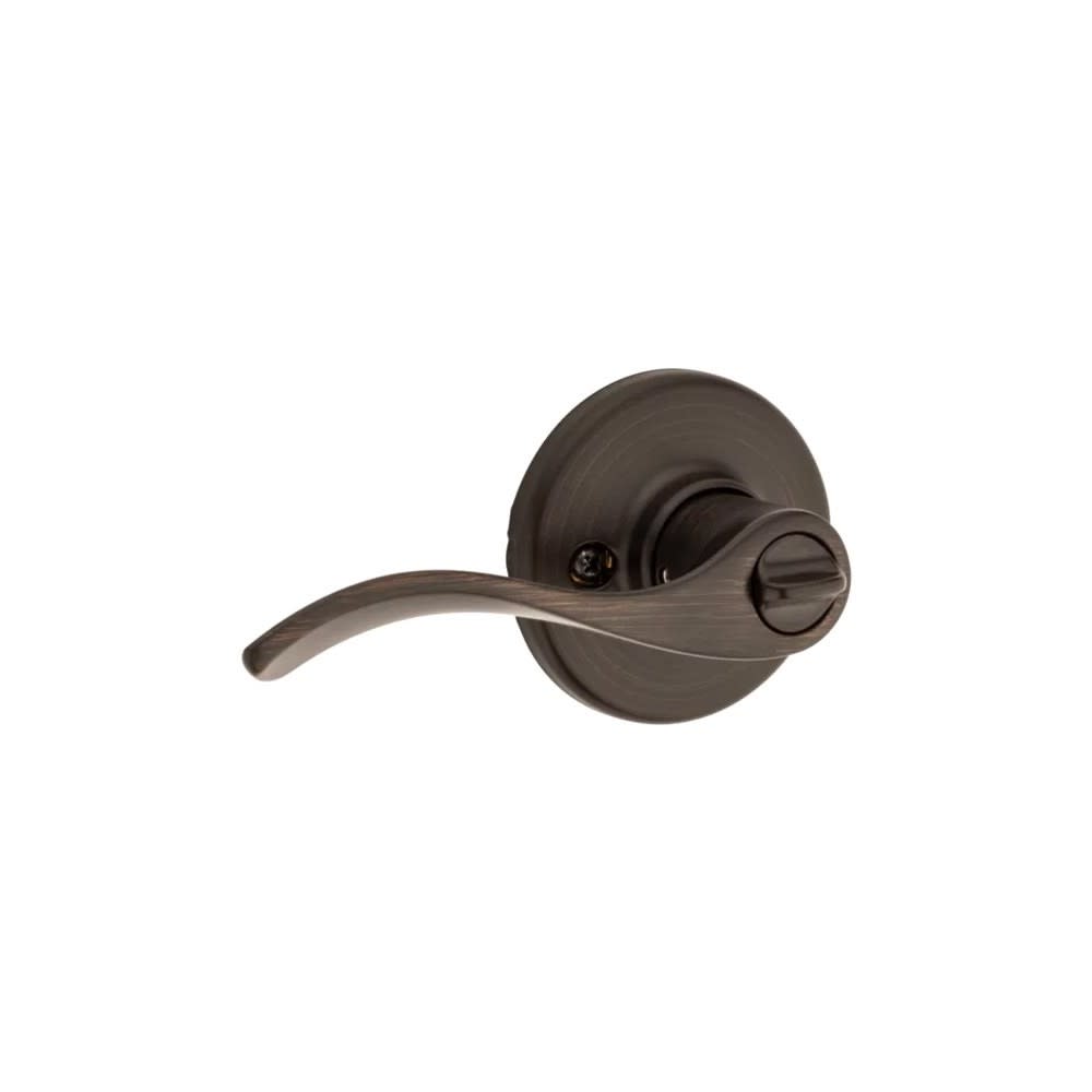 Kwikset Venetian Bronze Bed/Bath Balboa Privacy Door Lever - Flockneti