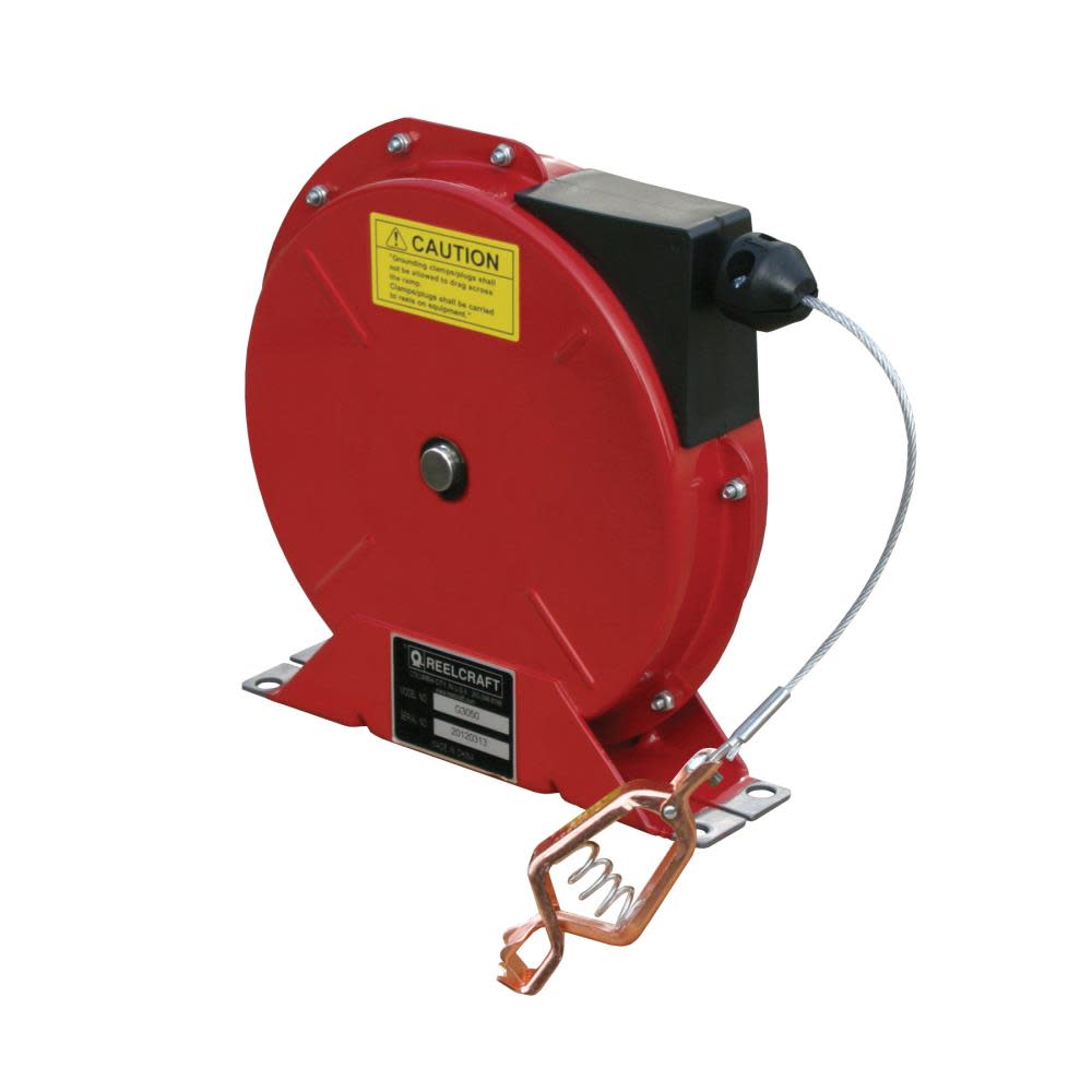 Reelcraft 50 Ft. Spring Retractable Grounding Reel Steel - Flockneti
