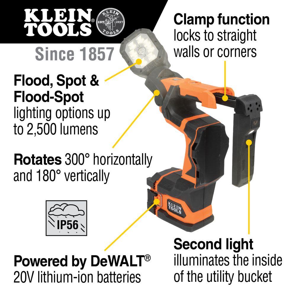 Klein Tools Utility Bucket Light Bare Tool - Flockneti