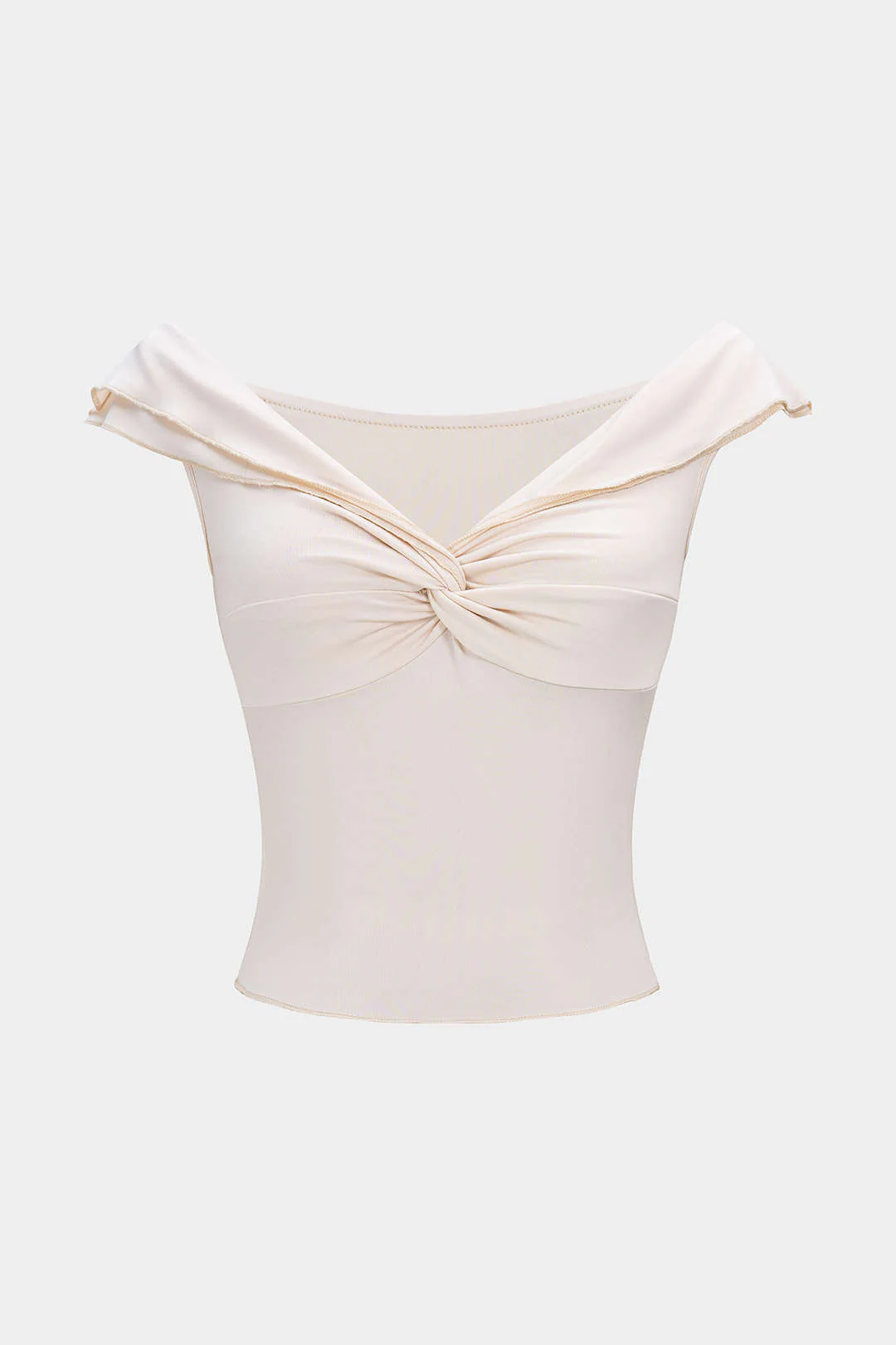 V-Neck Twist Knot Sleeveless Top - Flockneti