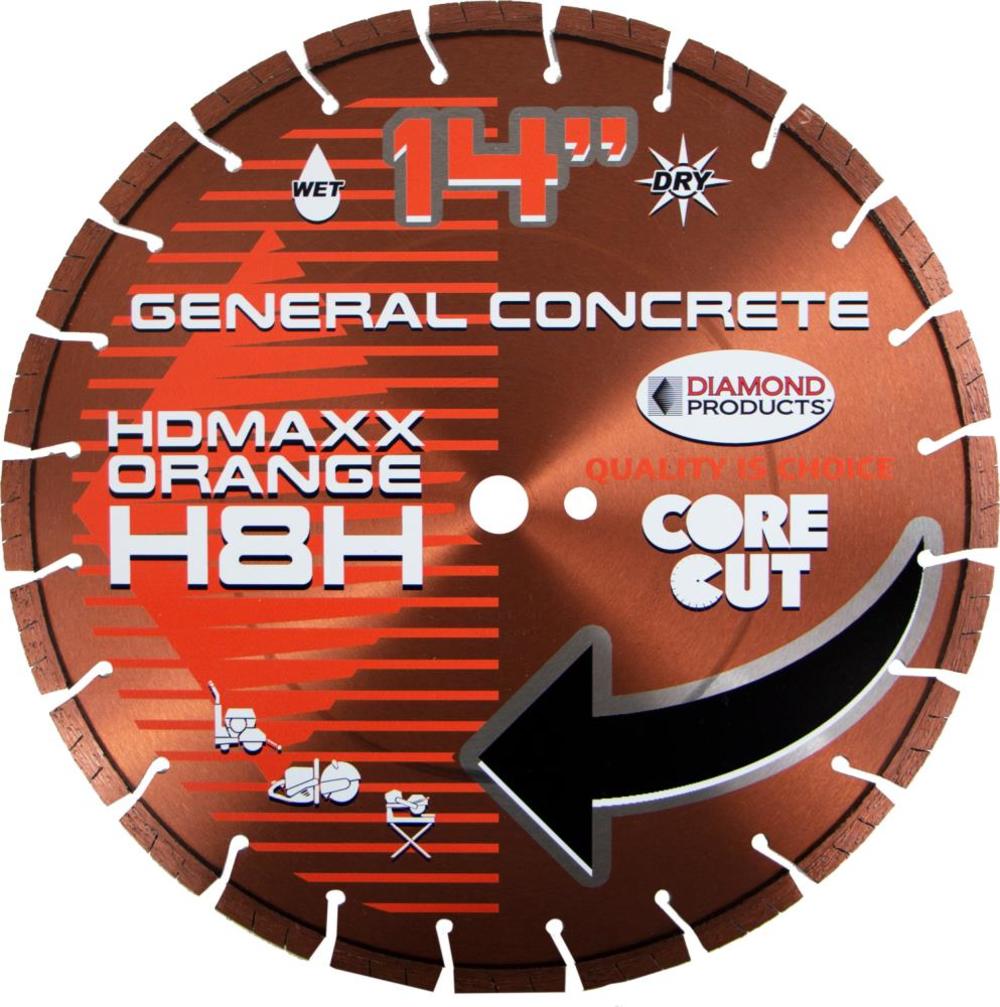 12 In. x .125 In. x UNV HD Maxx Heavy Duty Orange High Speed Blade - Flockneti