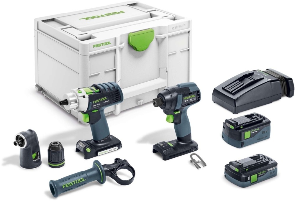Festool 2 Tool Combo Kit - Flockneti