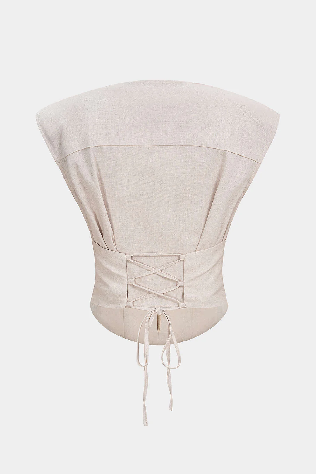 V-Neck Zipper Ruched Tie-Up T-Shirt - Flockneti