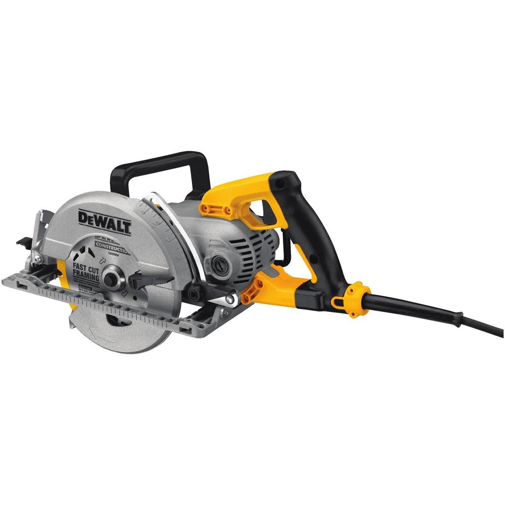 DEWALT 7-1/4-In (184mm) Worm Drive Circular Saw with Electric Brake - Flockneti