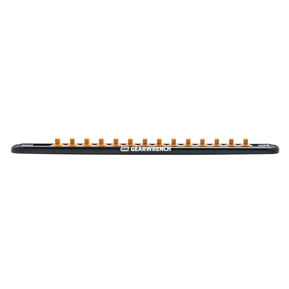 GEARWRENCH Magnetic Socket Rail 1/4 In. Drive Includes 14 Clips - Flockneti