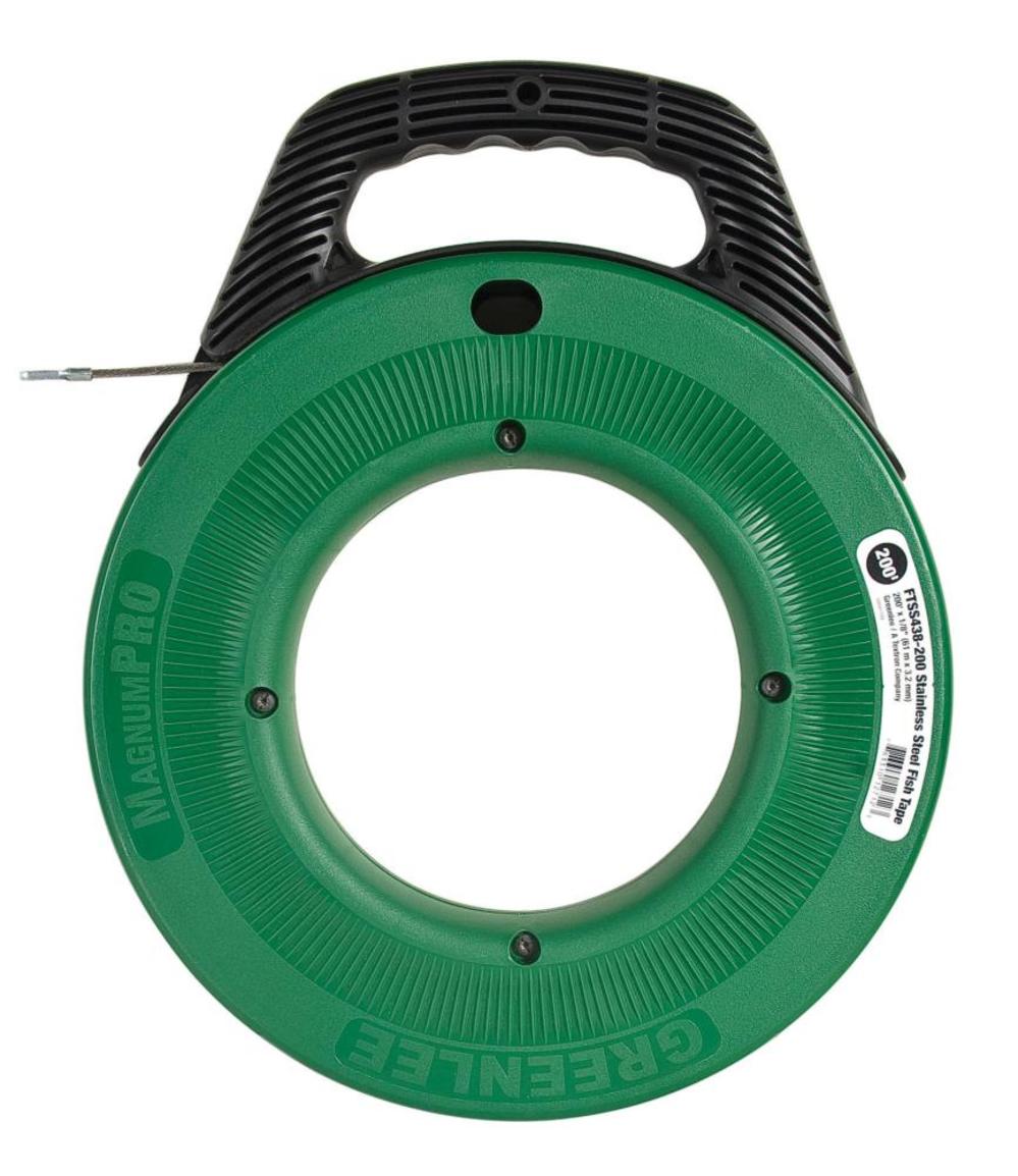 Greenlee 200 Ft. Stainless Steel Fish Tape - Flockneti
