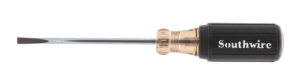 Southwire 3/16″ Cabinet Tip Screwdriver with 4″ Round Shank - Flockneti