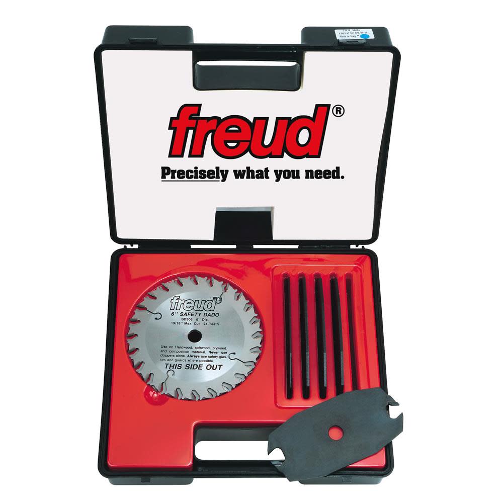 Freud 6 In. x 18T Safety Dado Sets - Flockneti