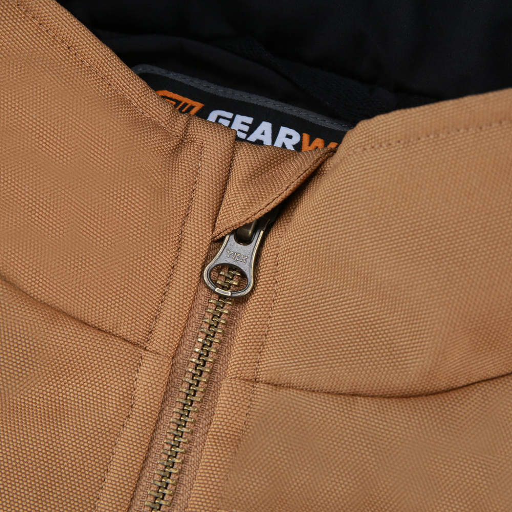 GEARWRENCH Mens Khaki Heated Quilted Vest Kit 2X - Flockneti