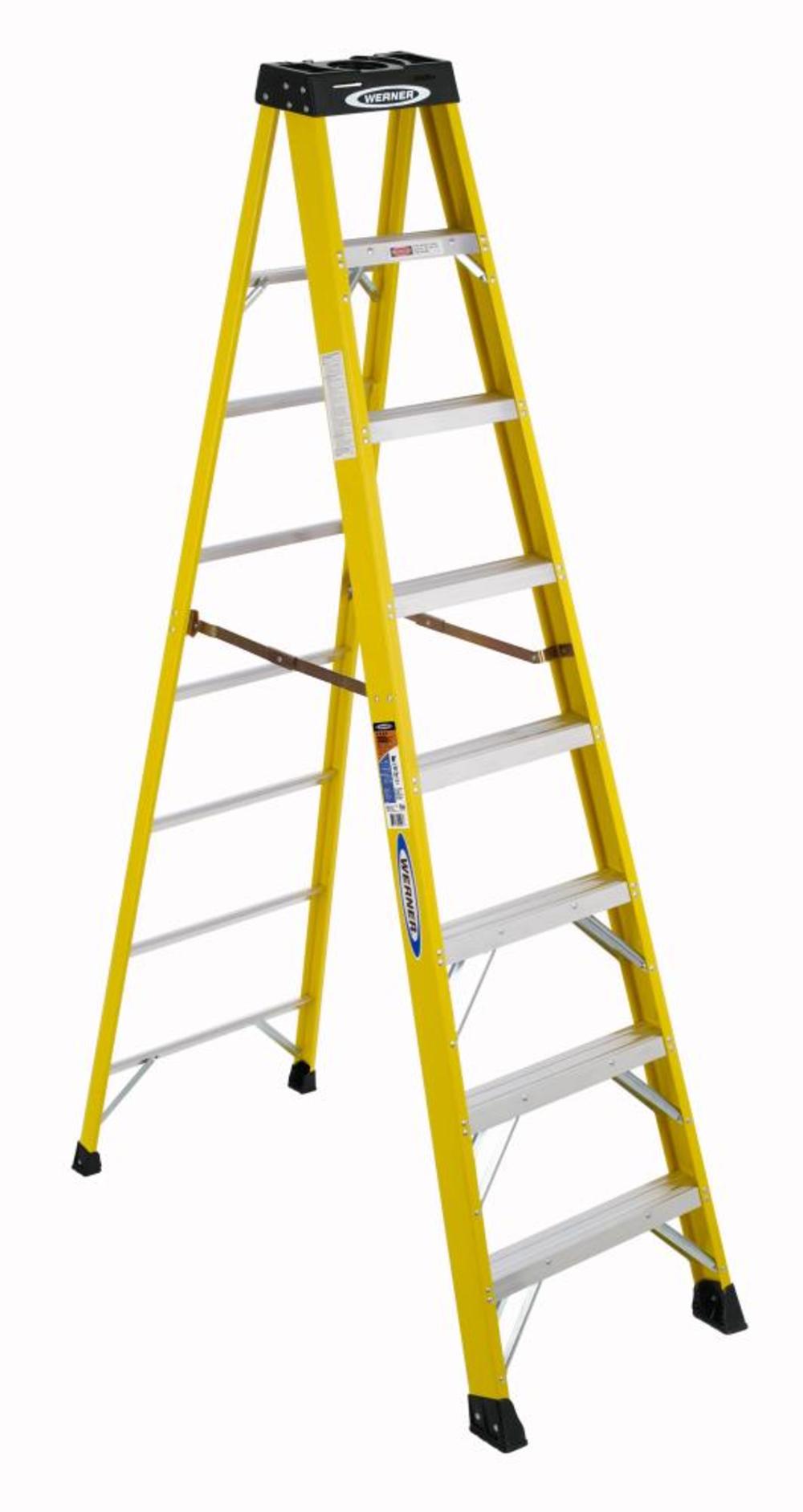 Werner 8 Ft. Type IA Fiberglass Step Ladder - Flockneti