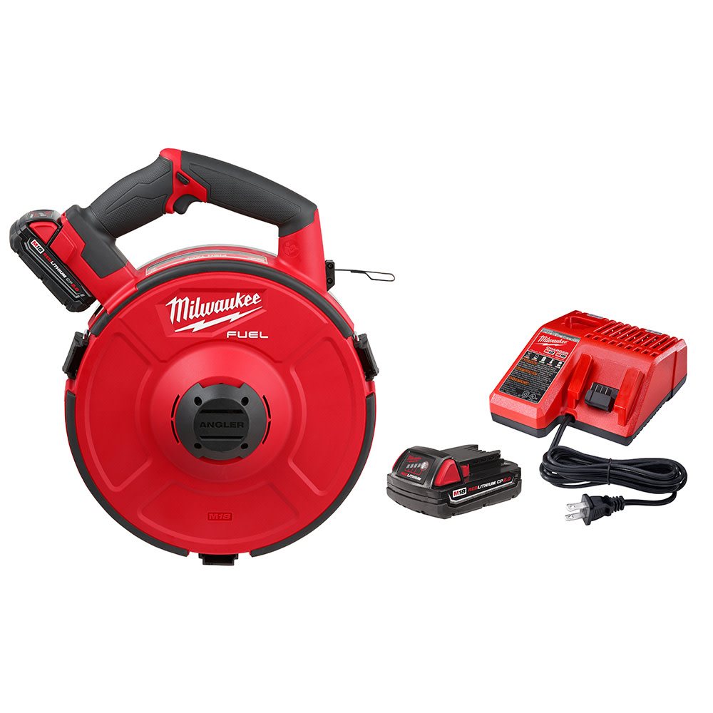 Milwaukee M18 FUEL Angler 240′ Steel Pulling Fish Tape Kit - Flockneti