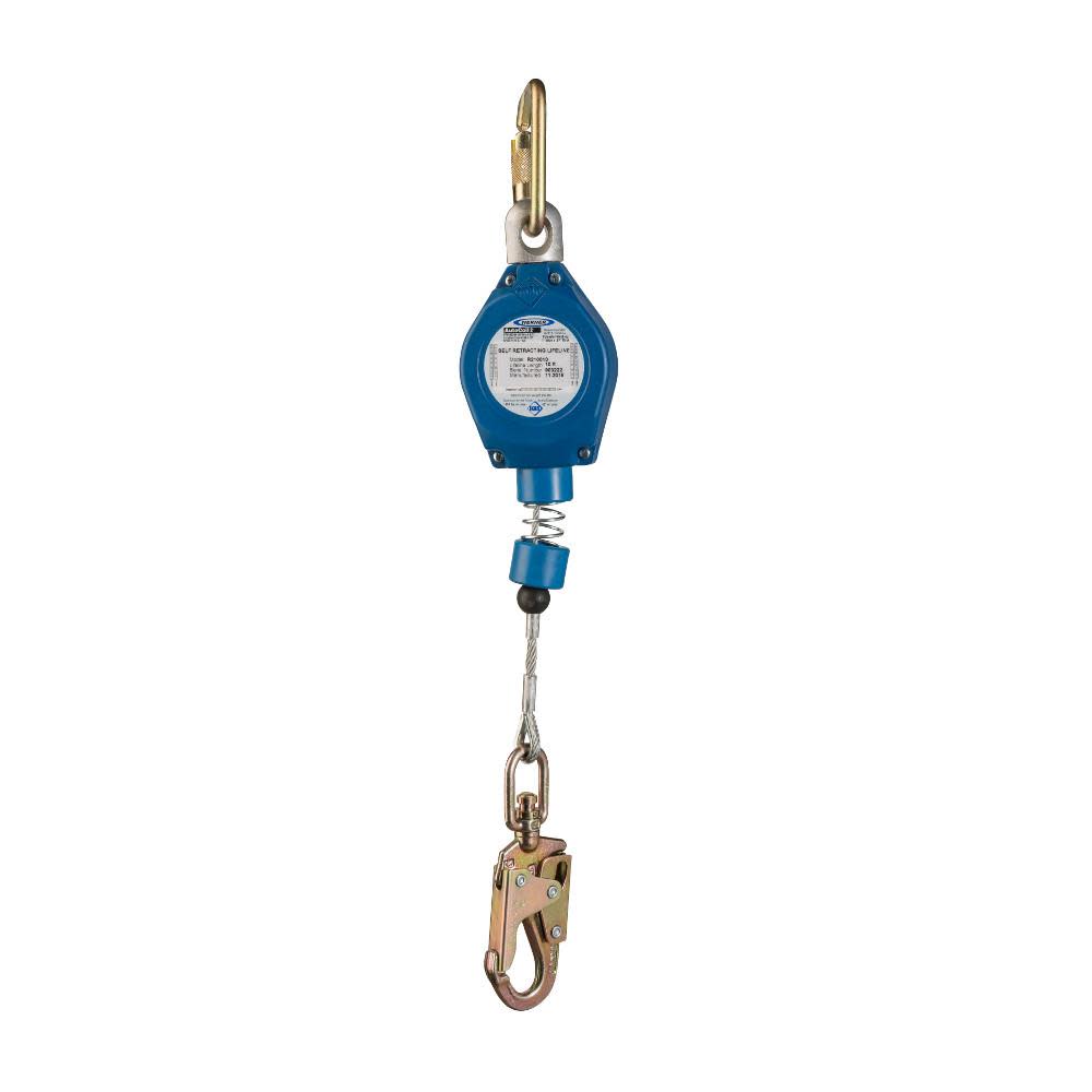 Werner AutoCoil 2 10 Ft. Steel Cable Self-Retracting Lifeline - Flockneti