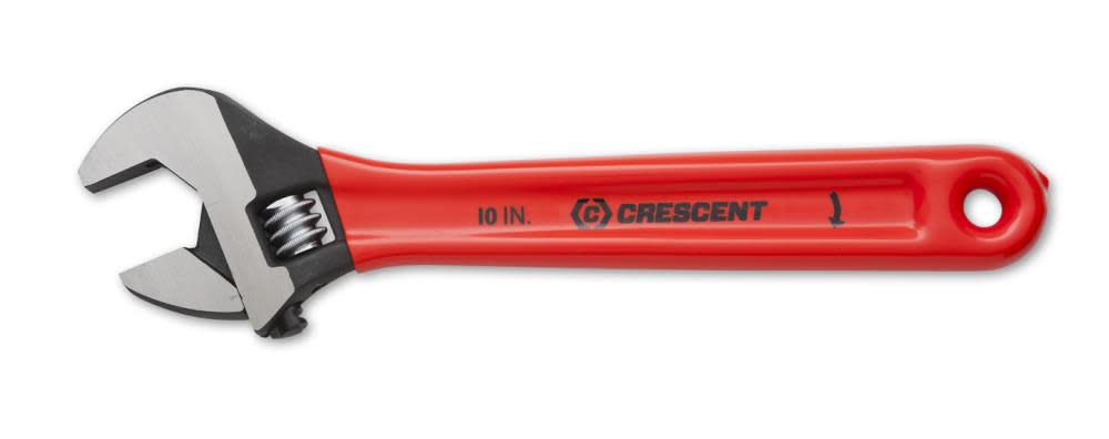 Crescent Adjustable Wrench Cushion Grip Black Oxide 10 In. - Flockneti