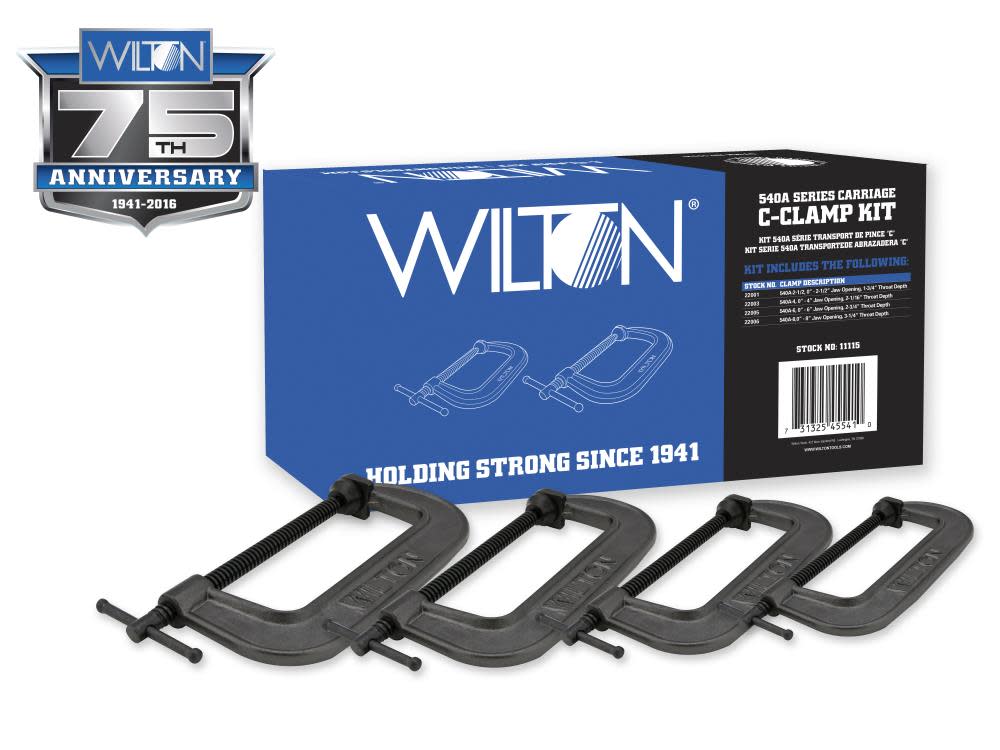 Wilton 540A Series Carriage C Clamp Kit - Flockneti