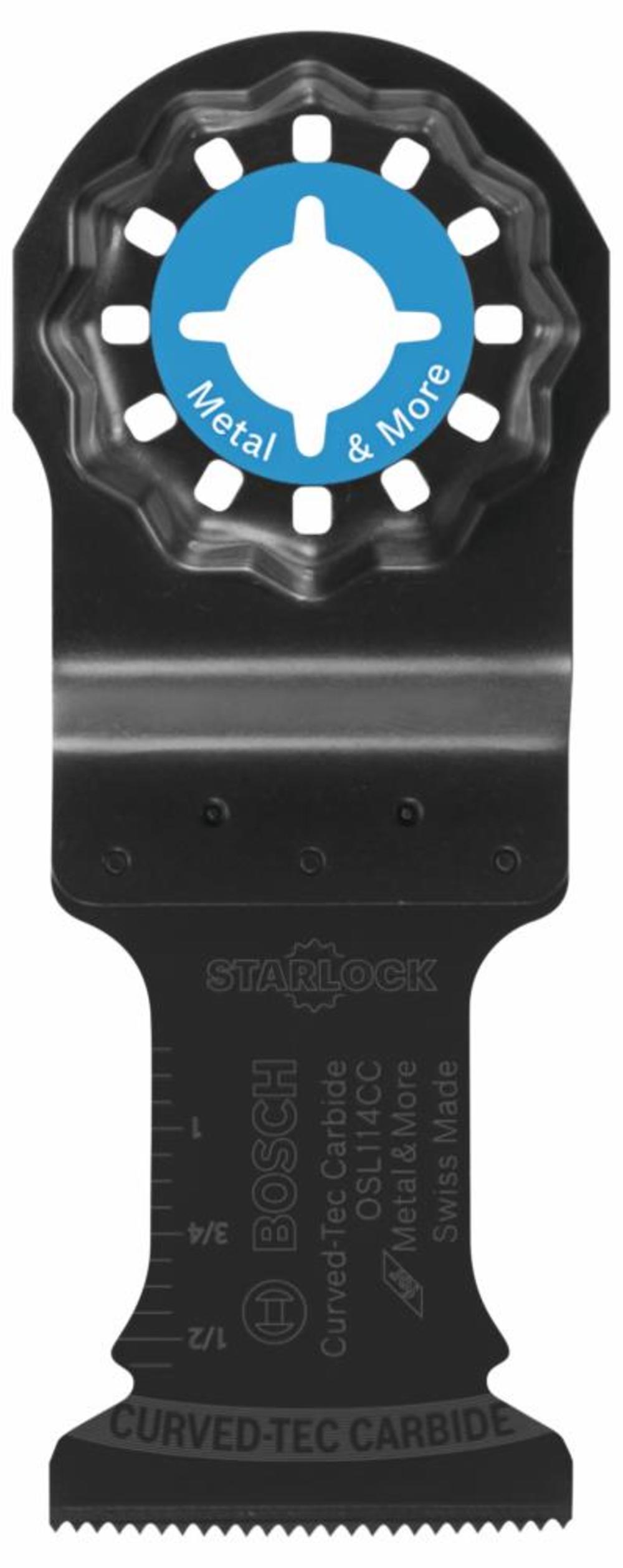 Bosch 1-1/4 In. Starlock Oscillating Multi-Tool Curved-tec Carbide Extreme Plunge Blade - Flockneti