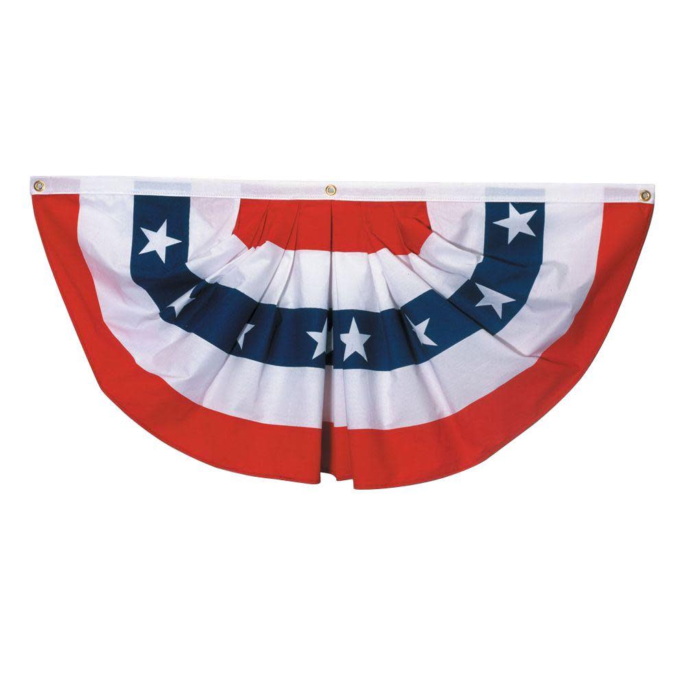 Valley Forge Flag 3 Ft. Width x 6 Ft. Height Stars & Stripes Full-Fan Flag - Flockneti