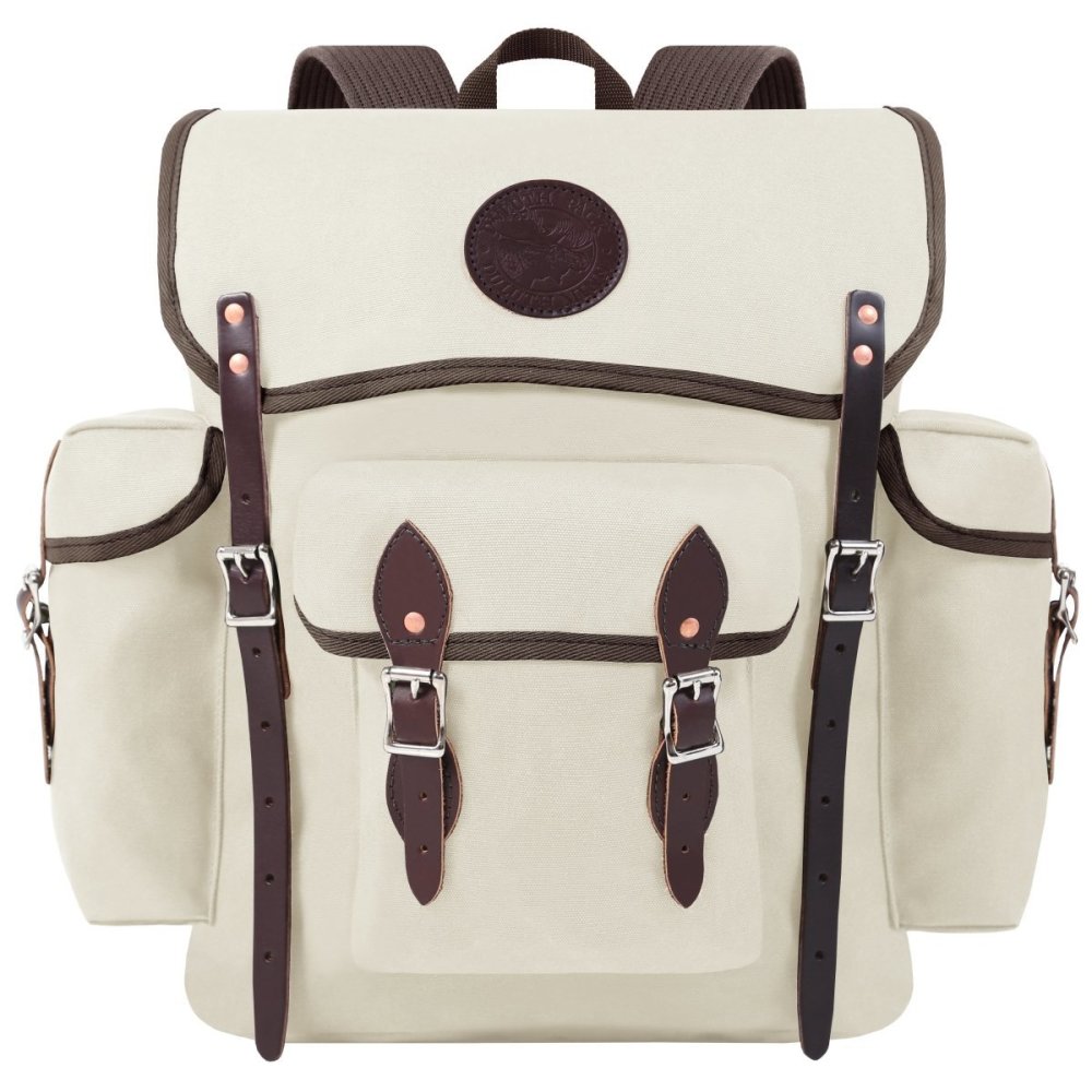 Duluth Pack 24 Liter Capacity Natural Canvas Wanderer Backpack - Flockneti