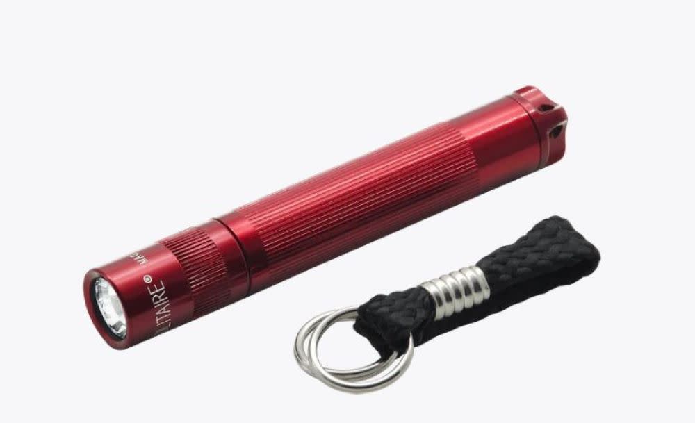 Maglite Solitaire Flashlight LED 1 Cell AAA Red - Flockneti