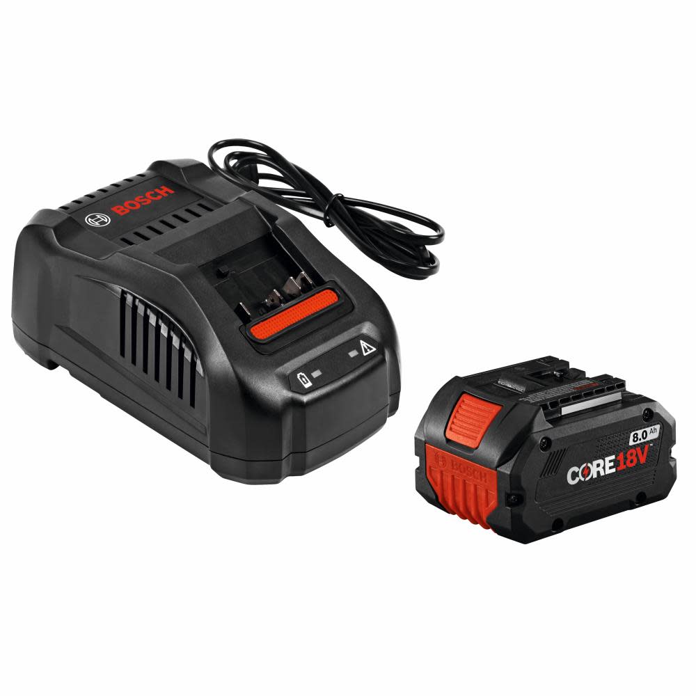Bosch 18V CORE18V Starter Kit with (1) CORE18V 8.0 Ah Performance Battery - Flockneti
