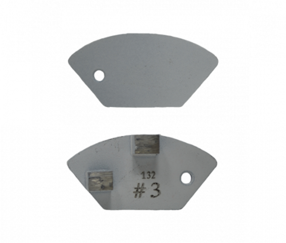 National Flooring Equipment Half Bar Diamond Insert – Metal Bond 12 Grit - Flockneti