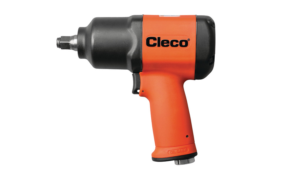 Cleco 1/2In Composite Air Impact Wrench with Pin Detent Retainer - Flockneti