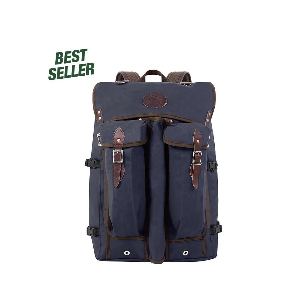 Duluth Pack 57 Liter Capacity Navy Canvas Bushcrafter Backpack - Flockneti