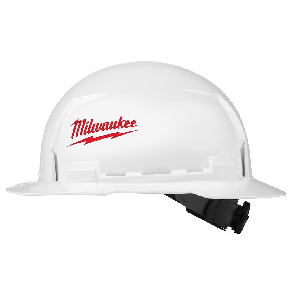 Milwaukee Full Brim Hard Hat with BOLT Accessories Type 1 Class E - Flockneti