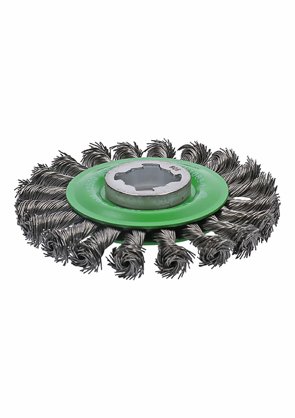 Bosch 4-1/2 In. Wheel Dia. X-LOCK Arbor Stainless Steel Full Cable Knotted Wire Wheel - Flockneti