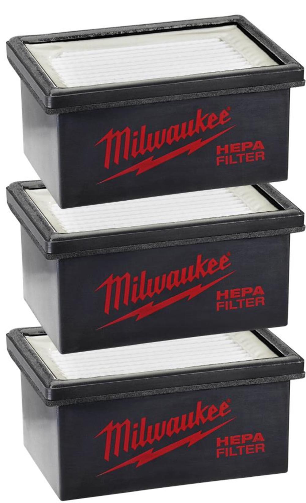 Milwaukee M12 HAMMERVAC 3 pack Filters - Flockneti