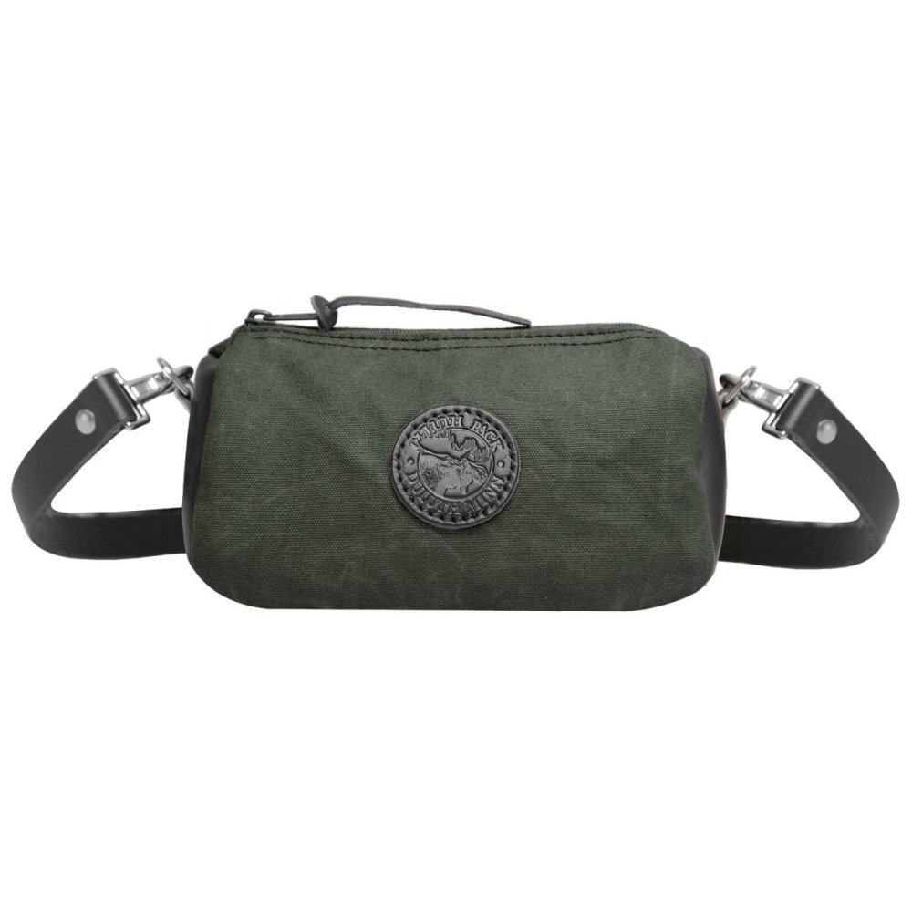 Duluth Pack 3 Liter Capacity Wax Olive Drab Deluxe Grab-N-Go Purse - Flockneti