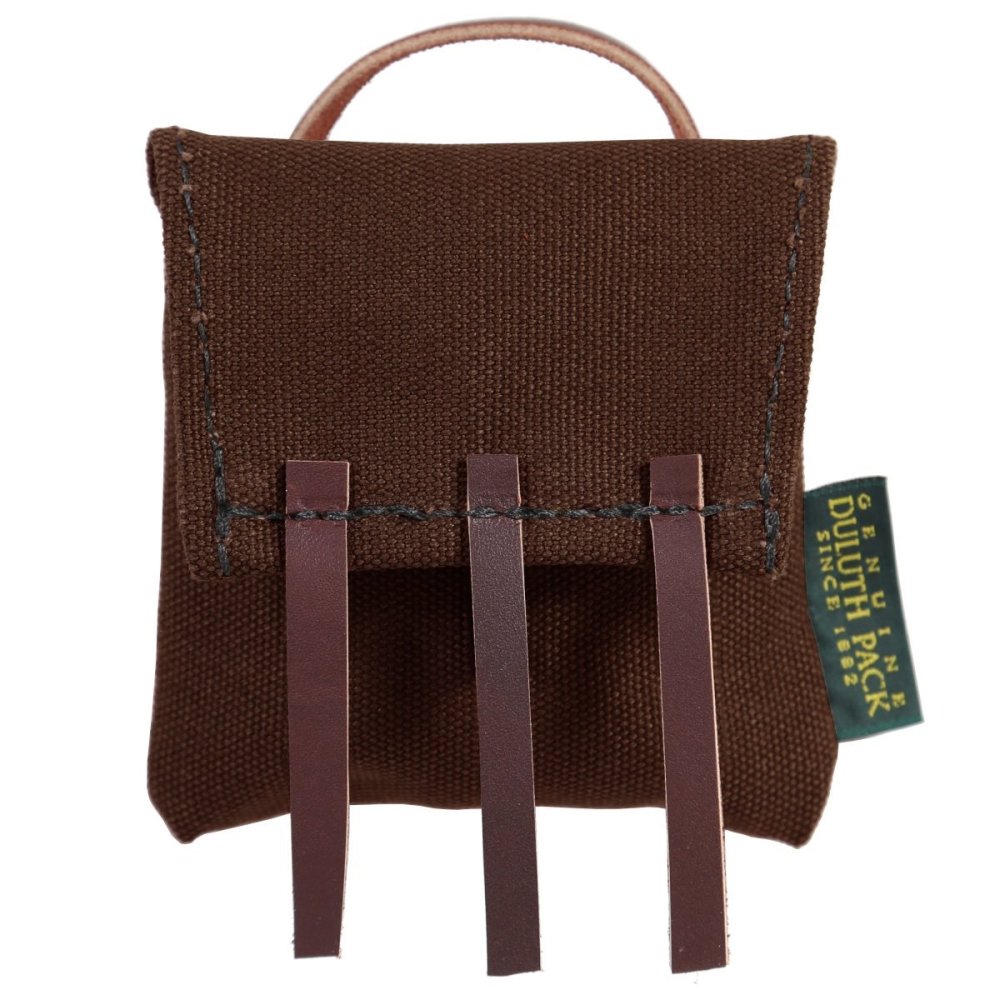 Duluth Pack Brown Canvas Mini Ornament Pack - Flockneti