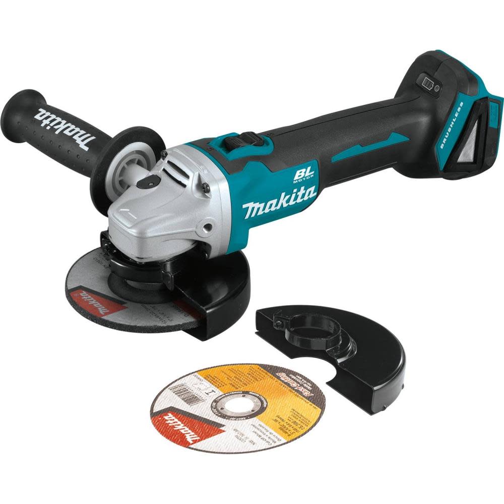 Makita 18V LXT 4 1/2 / 5″ Cut Off/Angle Grinder with Electric Brake Bare Tool - Flockneti