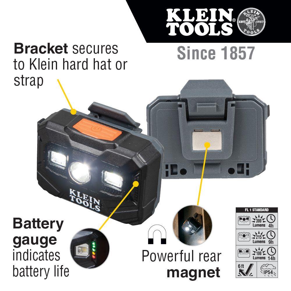 Klein Tools Rechargeable Headlamp and Worklight - Flockneti