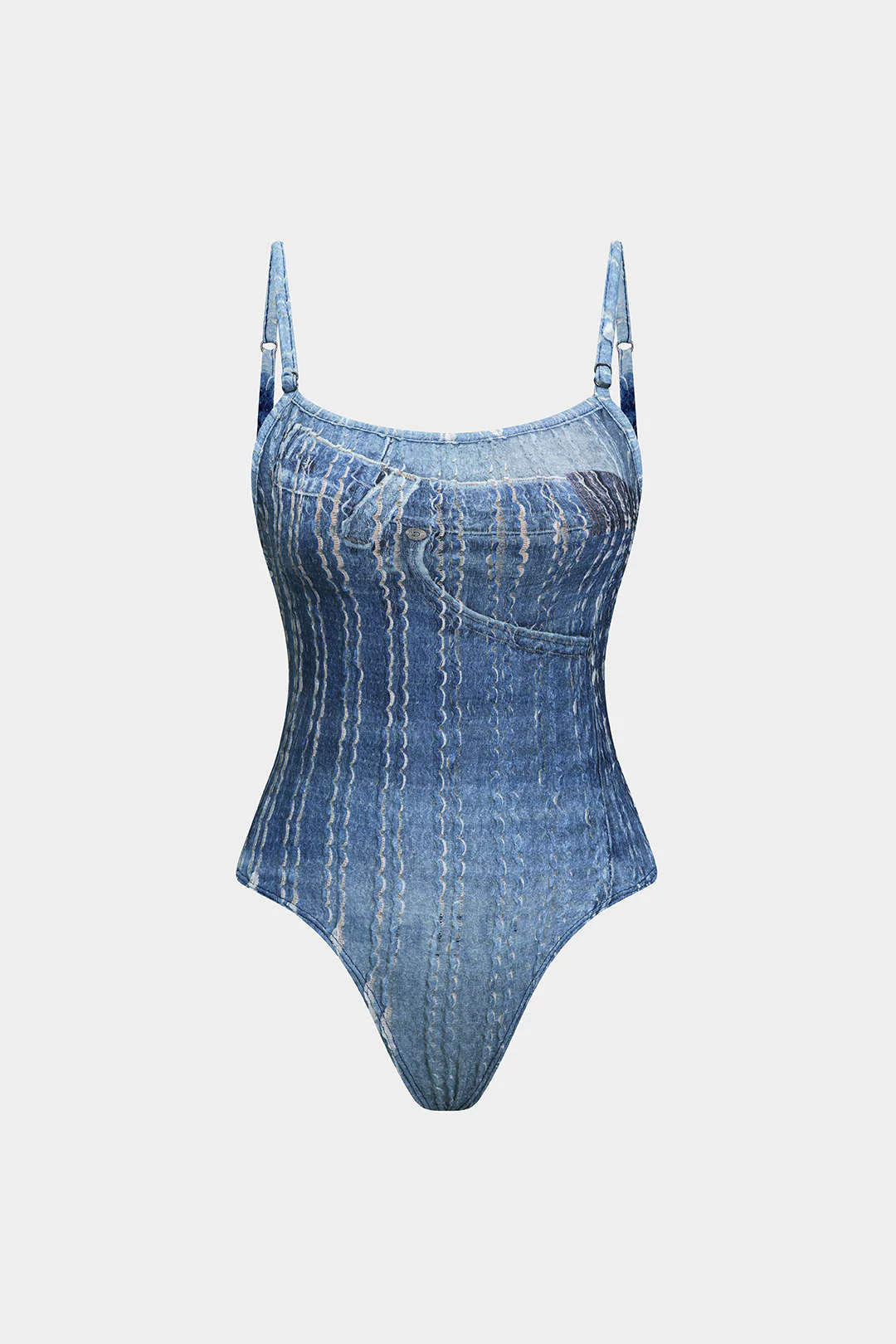Printed Slip Bodysuit - Flockneti