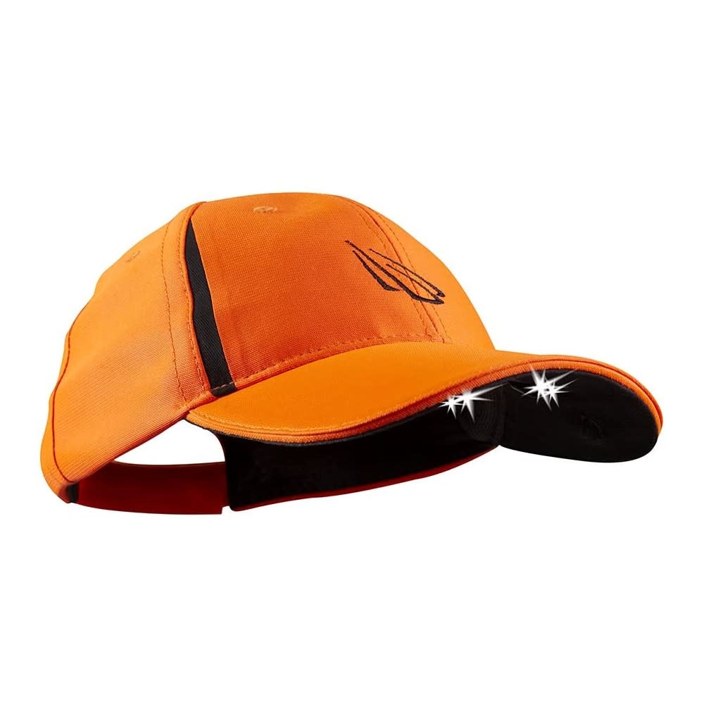 Panther Vision Headlamp Cap Blaze Orange Lighted Battery Powered - Flockneti