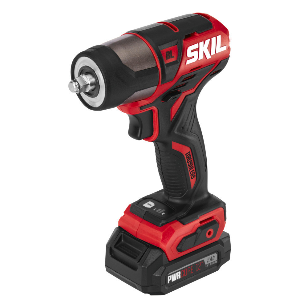 SKIL PWRCORE 12 Brushless 12V 3/8” Impact Wrench Kit - Flockneti