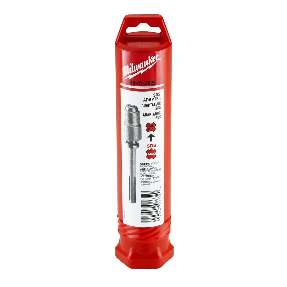 Milwaukee SDS-Max to SDS-Plus Bit Adapter - Flockneti