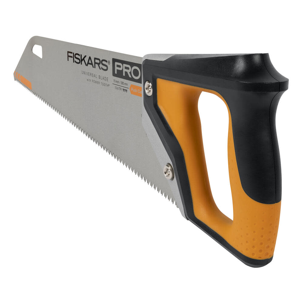 Fiskars Pro Power Tooth 15″ Universal Hand Saw - Flockneti