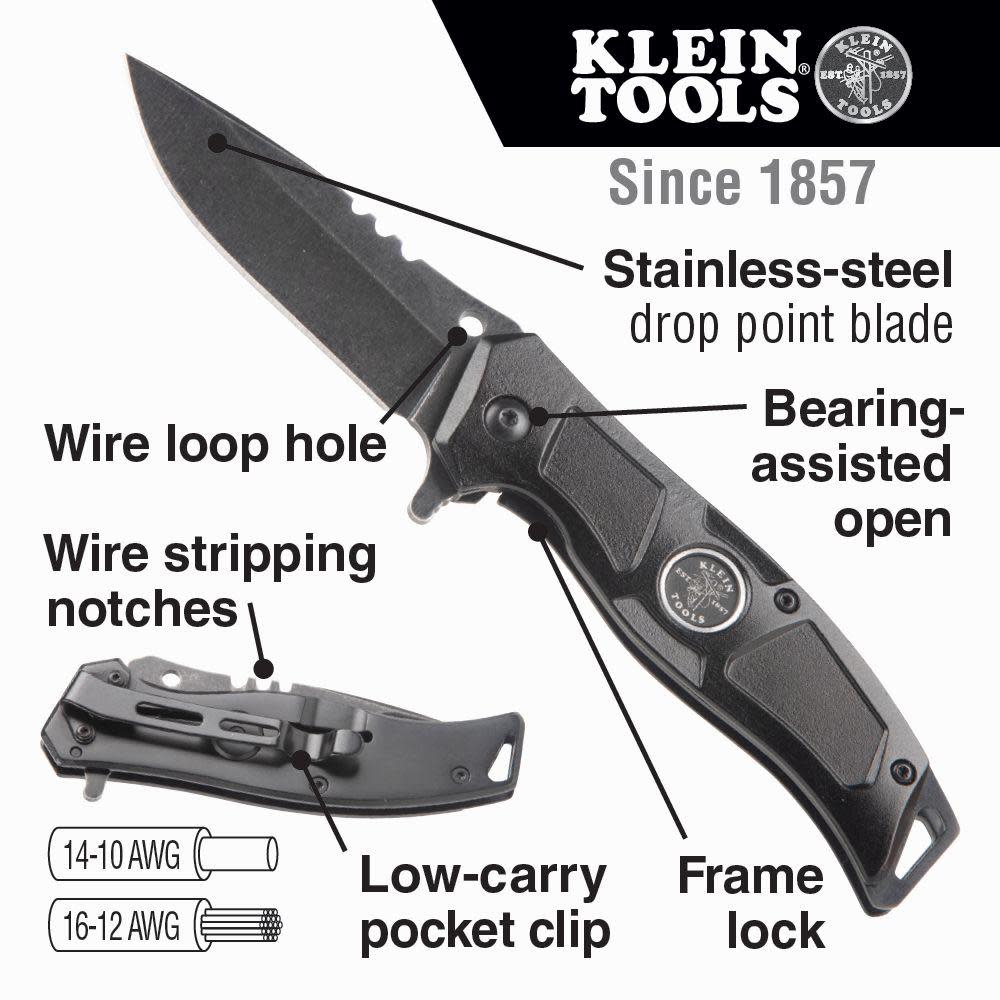 Klein Tools Electrician’s Pocket Knife - Flockneti