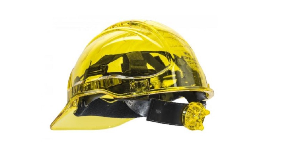 Portwest Peak View Ratchet Vented Hard Hat – Yellow - Flockneti