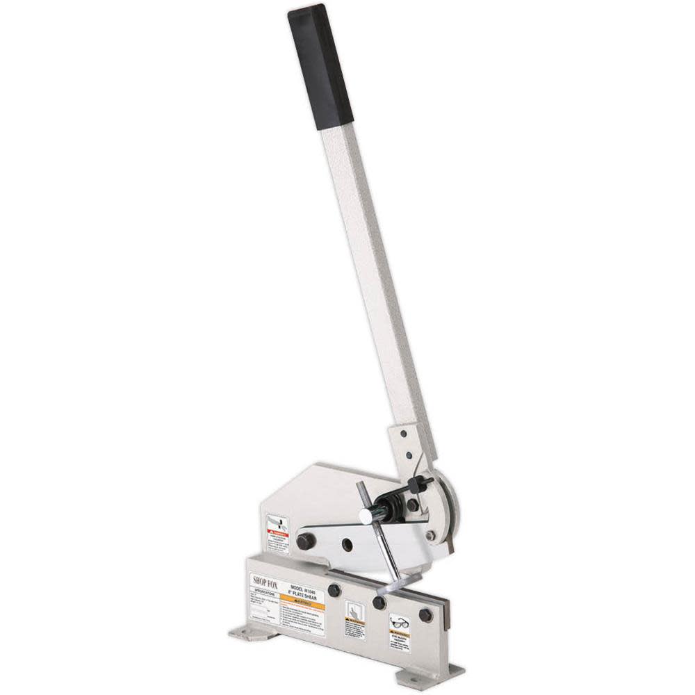 Shop Fox 8″ Metal Cutting Plate Shear - Flockneti