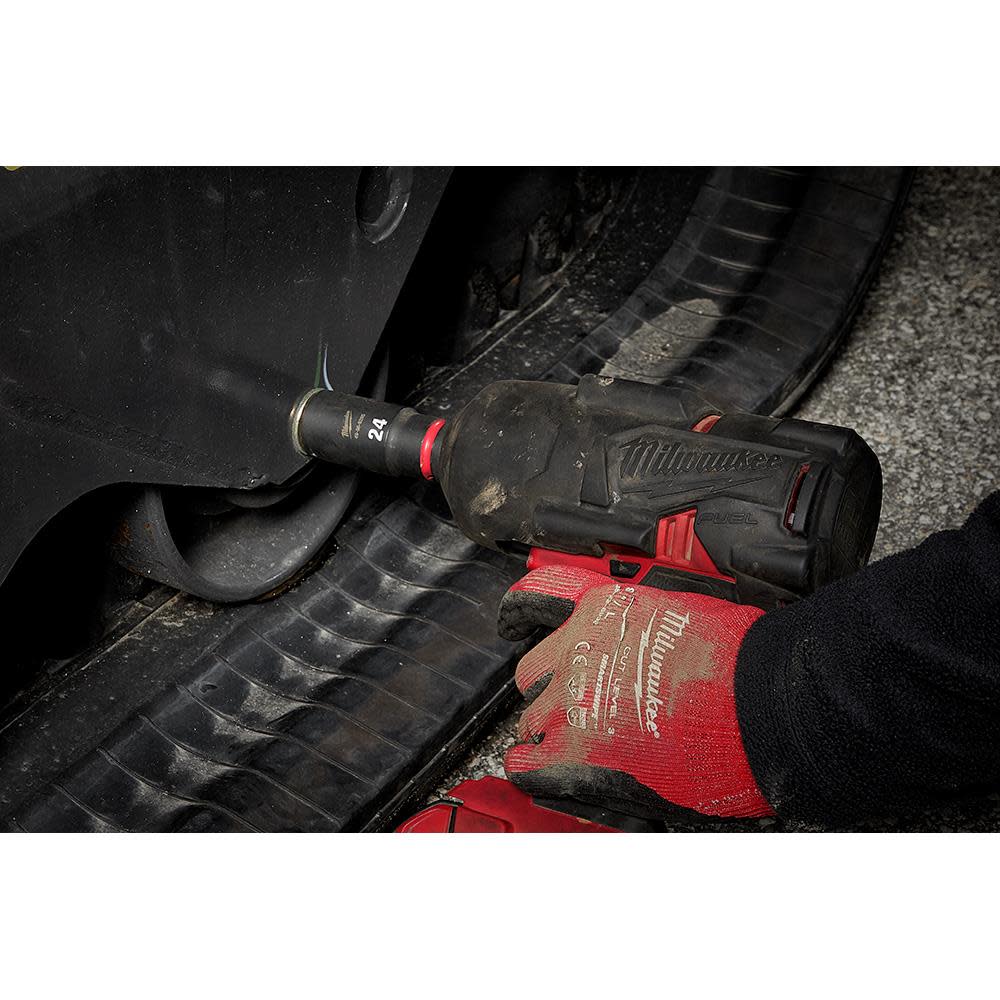 Milwaukee SHOCKWAVE Impact Duty Socket 1/2″ Drive 24MM Deep 6 Point - Flockneti