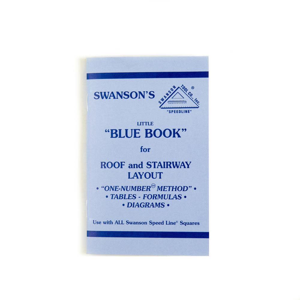 Tool Speed Square with Black Markings Blue Book - Flockneti