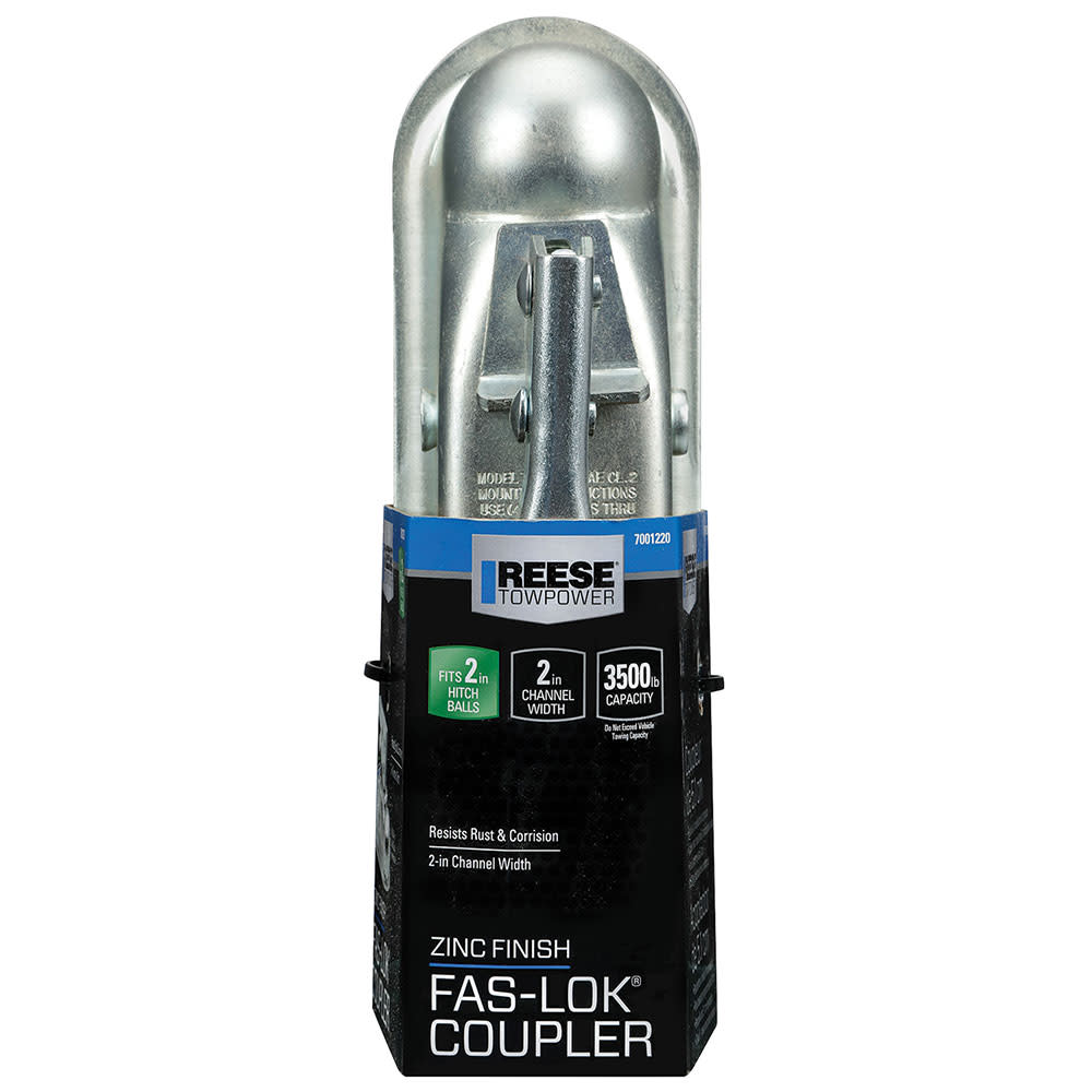 Reese Fas Lok 2″ 3500 lbs Steel Class II Bolt On Coupler - Flockneti