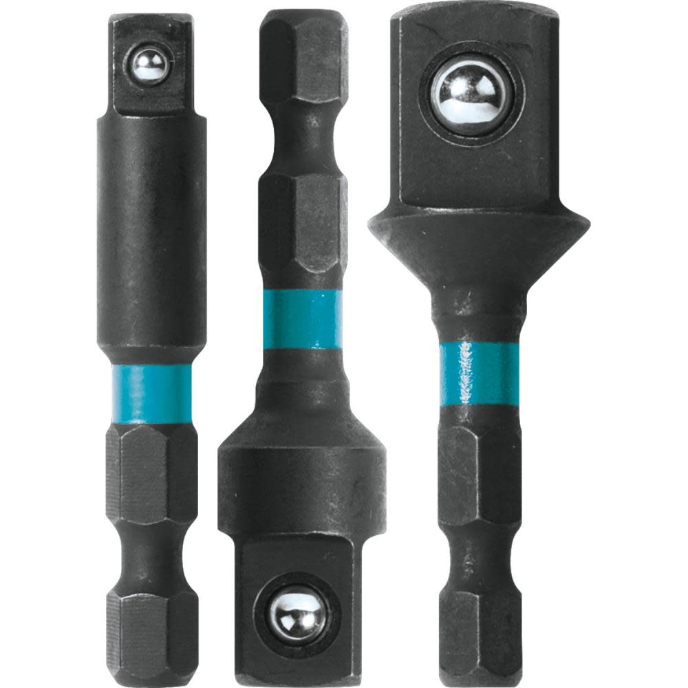 Makita Impact X 3 Pc. 2 Socket Adapter Set - Flockneti