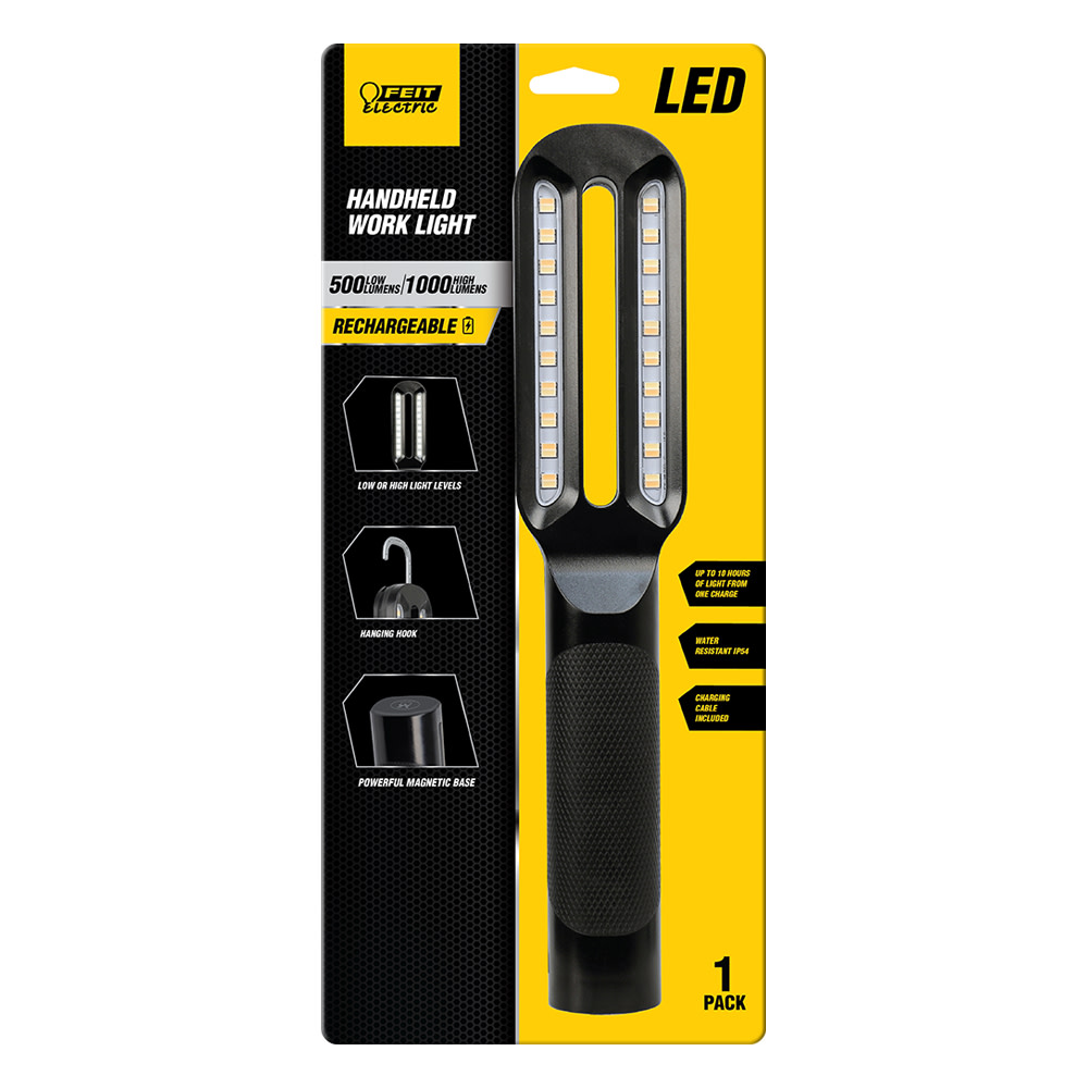 Feit Electric 500/1000 Lumens Battery Handheld LED Worklight - Flockneti