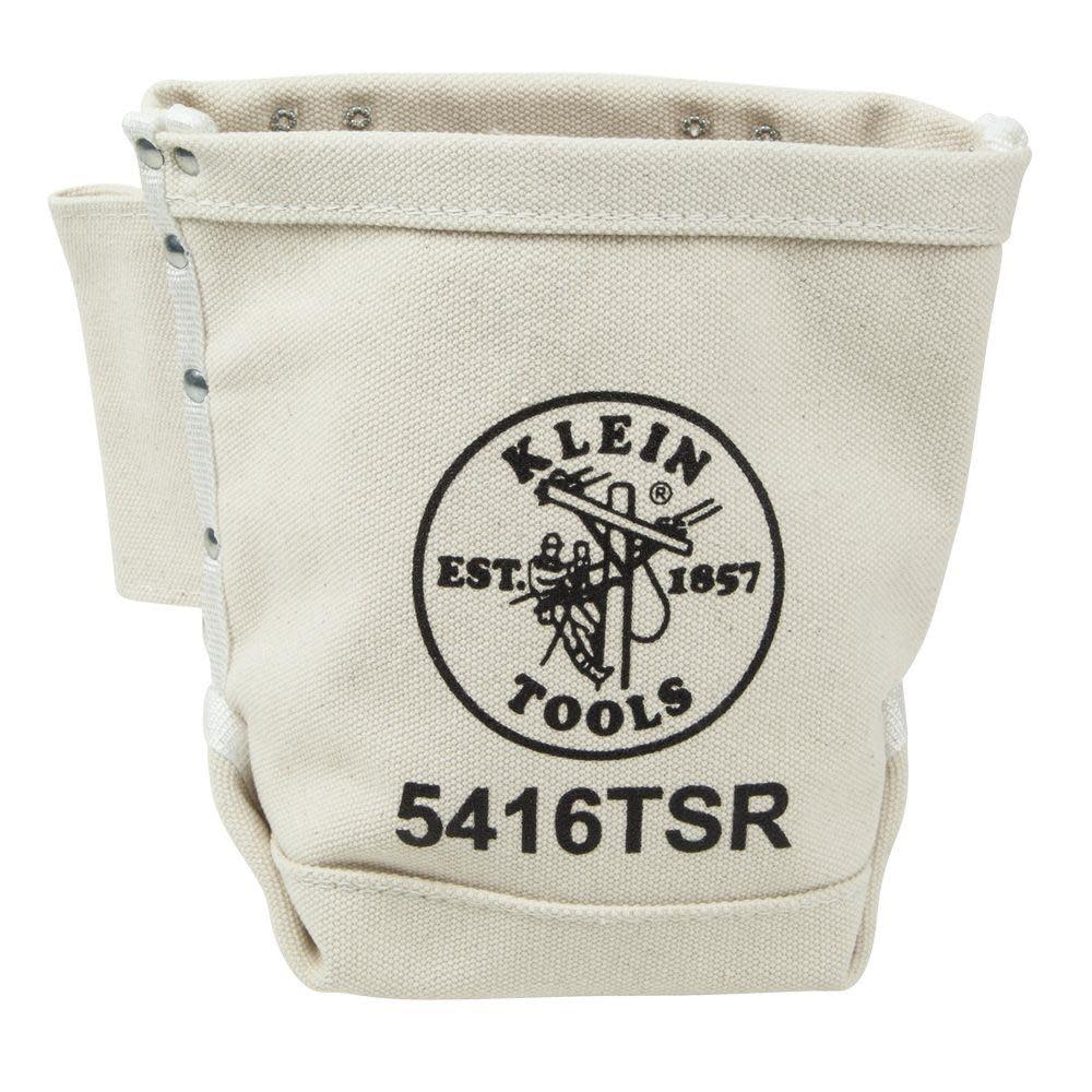 Klein Tools Bull-Pin/Bolt Bag with Drain Holes - Flockneti