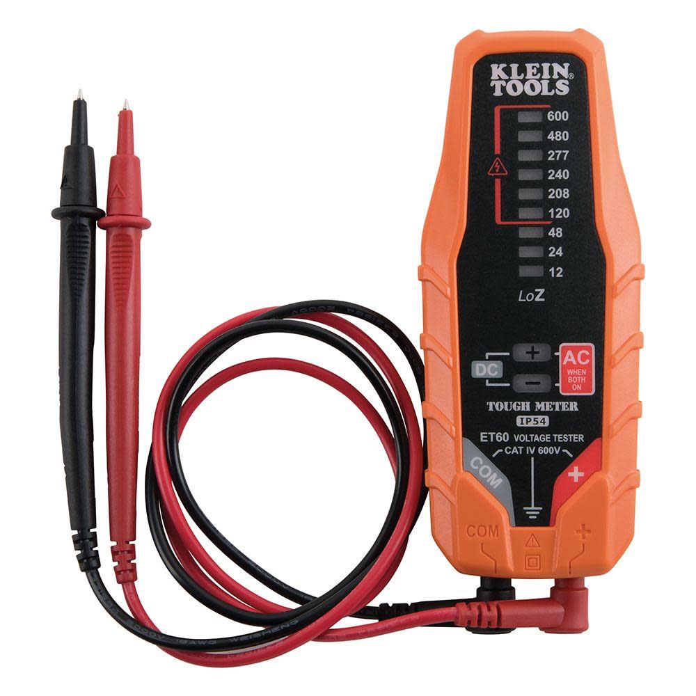 Klein Tools Electronic AC/DC Voltage Tester - Flockneti