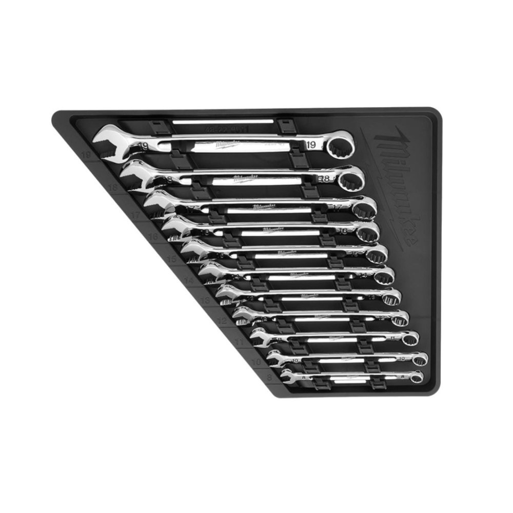 Milwaukee Metric Combination Wrench 11pc Set - Flockneti