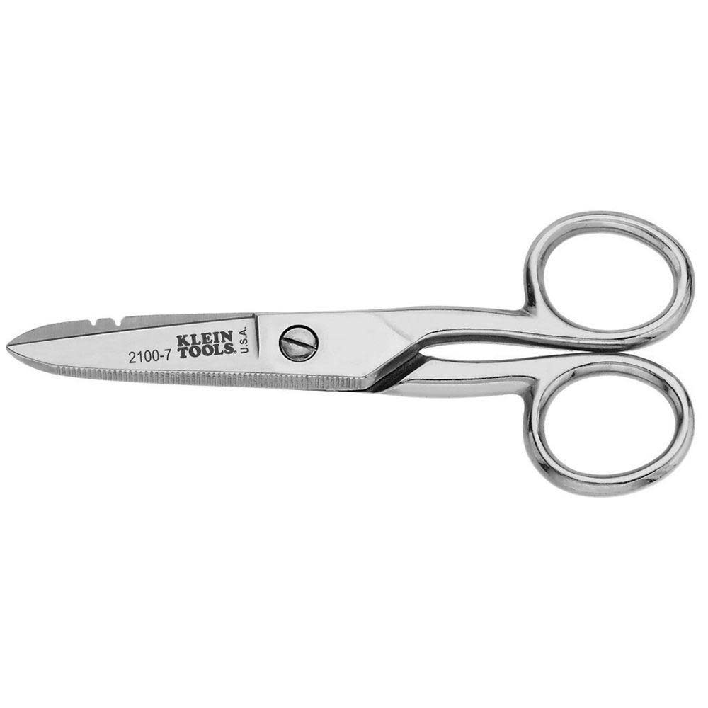 Klein Tools Electrician’s Scissors Nickel - Flockneti